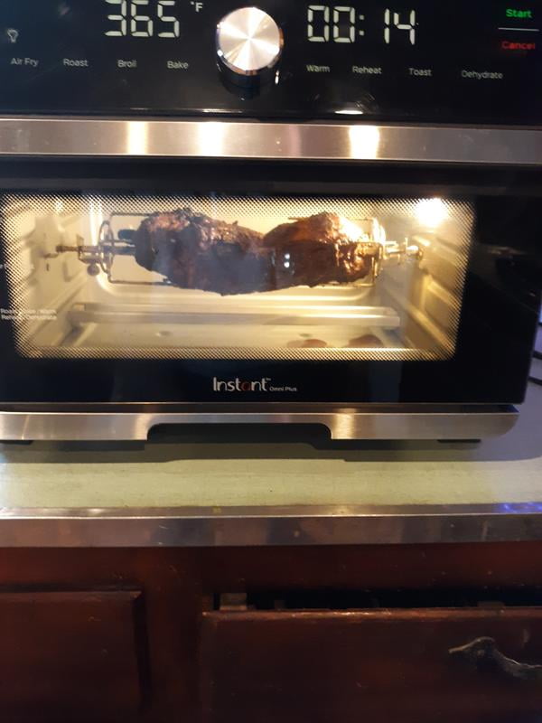 Instant Omni Plus Air Fryer Dehydrator Rotisserie Stainless Steel Toaster Oven 13.9x15.7x16.5 in. Walmart