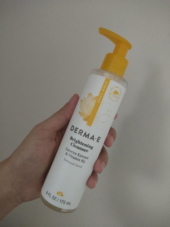 derma e even tone brightening cleanser