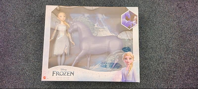 Disney Frozen Elsa Fashion Doll & Horse-Shaped Water Nokk Figure