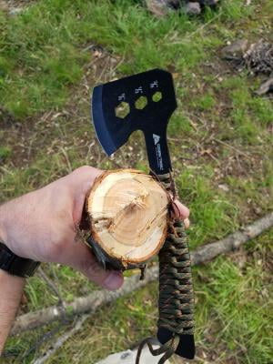 Ozark Trail Paracord Axe Hatchet with Fire Starter, 3 Piece - Walmart.com