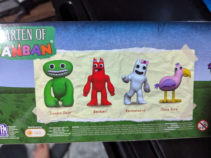 PhatMojo Garten of Banban Series 1 Figure Pack, Includes Banban