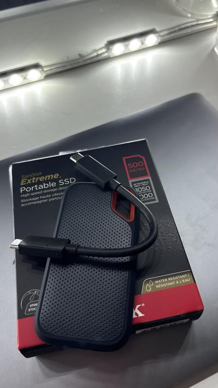 SanDisk, External Solid State Drive, 500GB Extreme Portable SSD