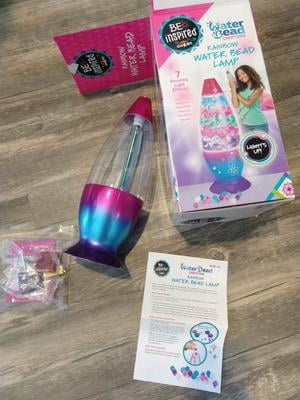 Customer reviews for Cra Z Art Be Inspired Water Bead Creations Light up Rainbow Lava Lamp Walmart