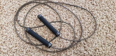 Self-Locking 360 Degree Spin Silicone Grip Sonic Boom M2 High Speed Jump Rope 