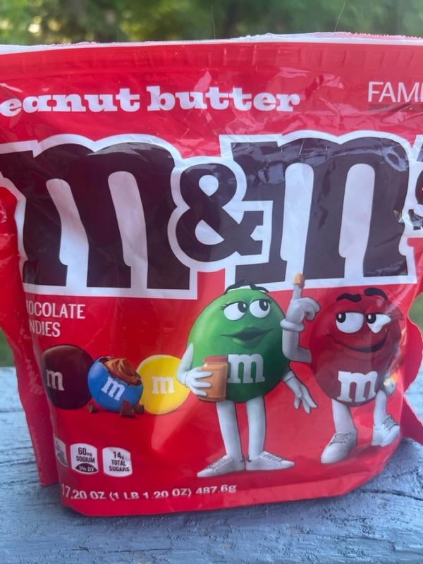 m&m's エムアンドエムズ　カンカン M&M's Real Peanut Butter and Milk Chocolate Candy, Colorful