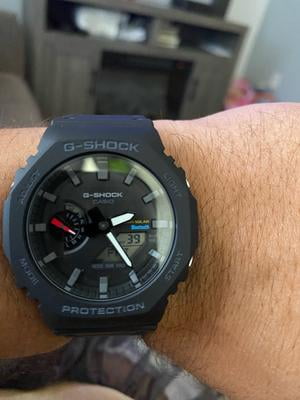 Casio G-Shock Solar Bluetooth Watch, Resin Case, Analog Digital