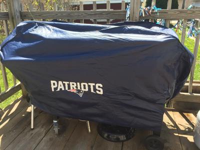 Rico Industries NFL Vinyl Padded Deluxe Grill Cover, 68 x 21 x 35-inches