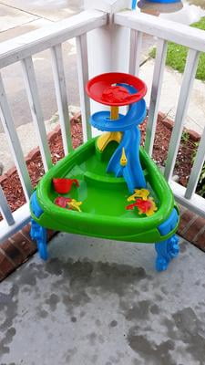 play day sand and water table with fish pond