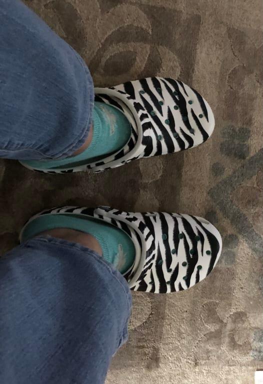 crocs animal print