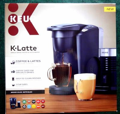 KEURIG K-Latte Single Serve Coffee and Latte Maker with Milk Frother B –  PayWut