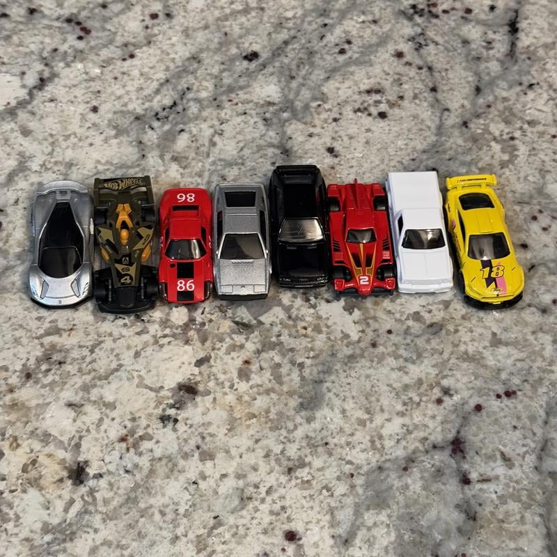 Hot Wheels Realistic Basic Toy Cars & Trucks Set for Kids, 8