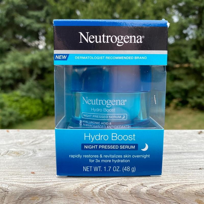 neutrogena hydro boost night pressed serum