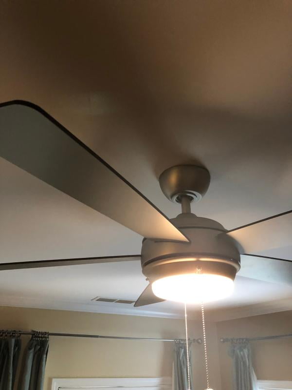Kichler 300173 Polished Nickel Starkk 52 5 Blade Ceiling Fan Com Kichler 300173 Polished Nickel Starkk, Monte Carlo Piper Ceiling Fan