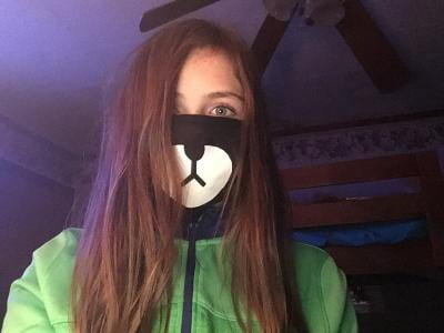 Unisex Breathable Cotton Mask Cartoon Bear Face Mask Dust Proof Mask Black Walmart Com Walmart Com - pictures of the bear face mask in roblox