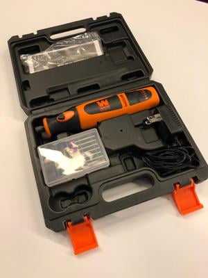WEN 23072 Variable Speed Lithium-Ion Cordless Rotary Tool Kit with