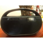 GPX Compact Portable AM/FM Radio with Aux-in, Digital Clock, and ...