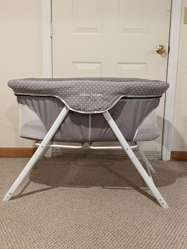 Dream On Me Traveler Portable Bassinet in Twinkle Grey Easy to Clean and Fold Carry Bag Included Walmart