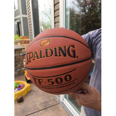 Spalding TF 500 Excel Basketball – Size 5 (27.5”) – Ages 9 & Under – Indoor/Outdoor