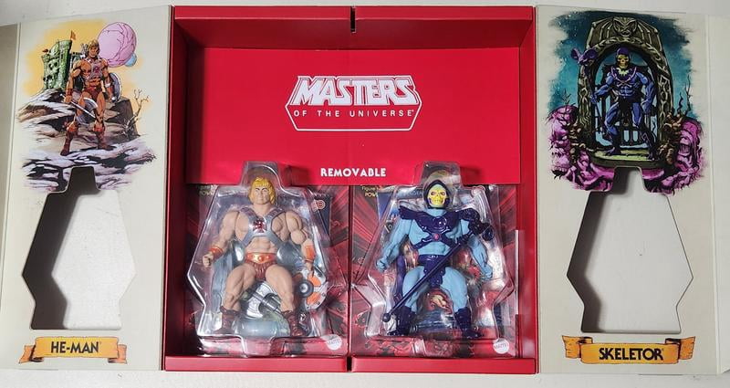 Figurine Maîtres de l'univers He Man Skeletor Power Attack Squeletor Série Originale Netflix Figure Masters of the Universe Musclor neuf et scellé - Jeux & Jouets
