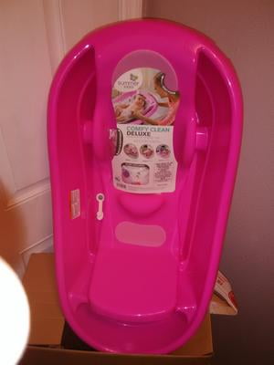 pink baby bath tub walmart