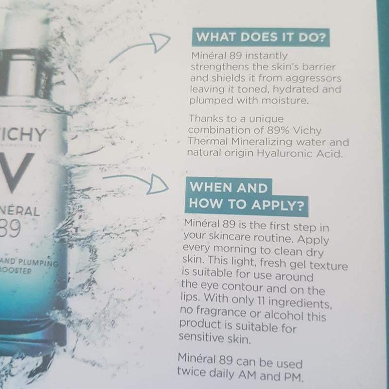 VICHY Minéral 89 Hyaluronic Acid Serum