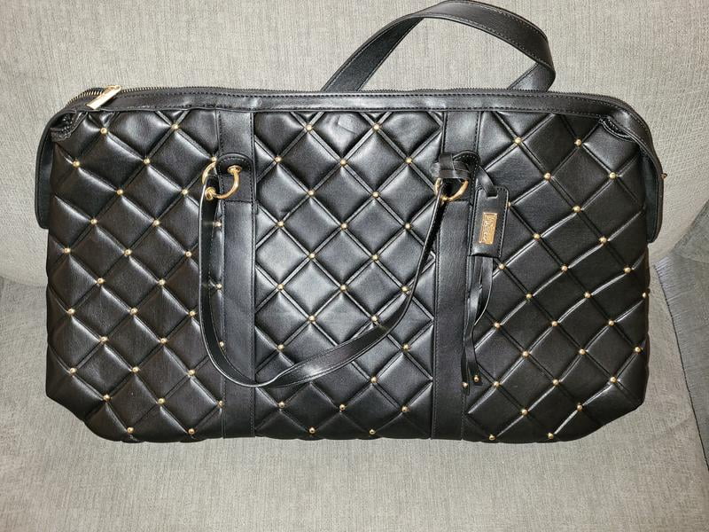 Customer reviews for Badgley Mischka Women's Quilted Travel Tote Weekender Duffle Bag | Walmart.com Customer reviews for Badgley Mischka Women's Quilted Travel Tote Weekender Duffle Bag | Walmart.com
