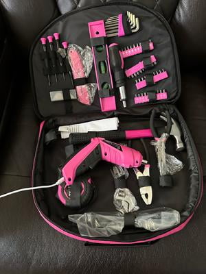 Customer reviews for THINKWORK Pink Tool Set- 207 Piece Lady's