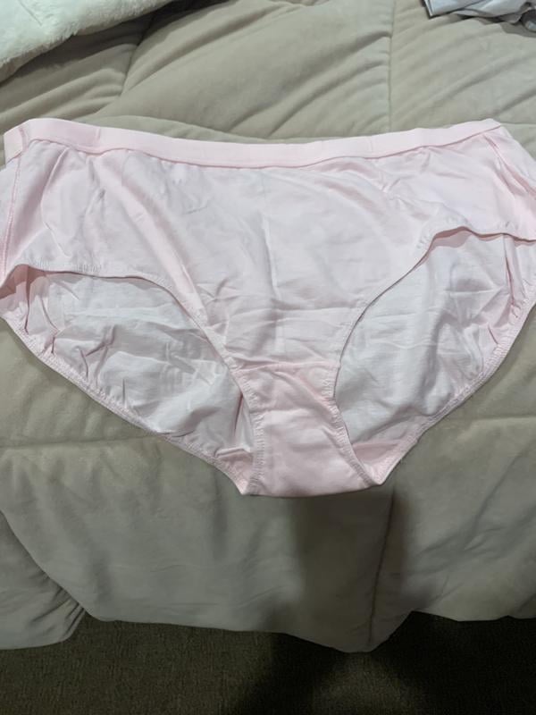 Hanes Damen-Slips Aus Bio-Baumwolle – 6er Pack, ComfortSoft-Bund, Hoher Bund, Etikettenfrei | Weich & Bequem Im Alltag