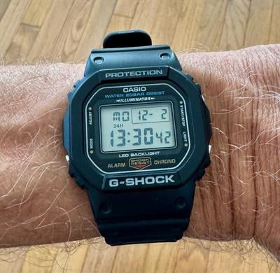 Casio, G-Shock Classic Core Watch, DW5600E-1V, Shock Resistant