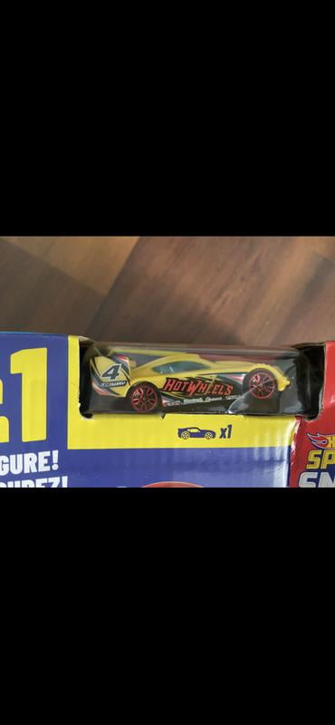 Hot Wheels Track Builder Triple Looping Circuit à 3 Loopings Modulables Petite Voiture De Course Incluse Emballage Ferme Jouet Pour Enfant Gyp65
