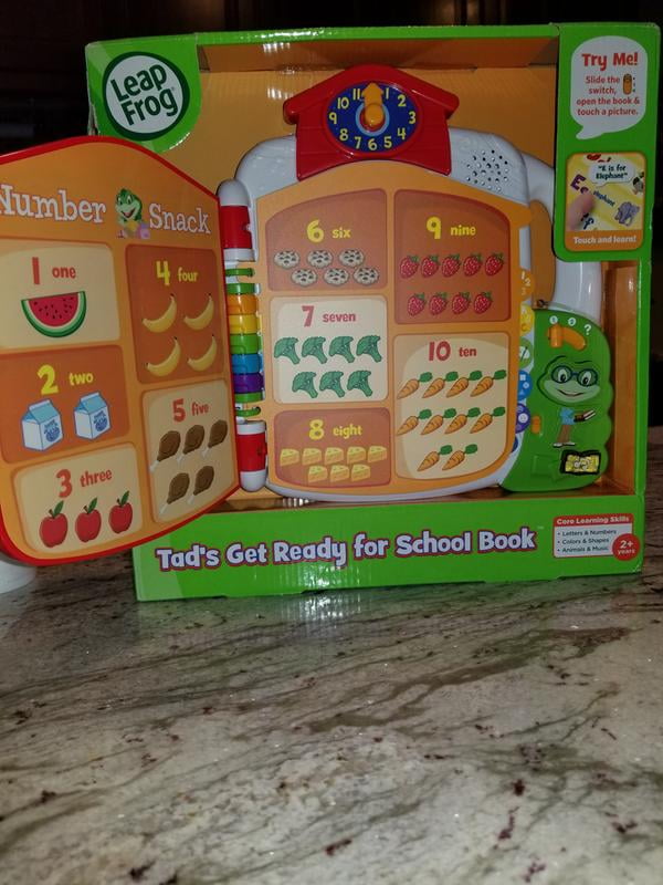 Leapfrog Tad S Get Ready For School Book Preschooler Book With Music Walmart Com Walmart Com