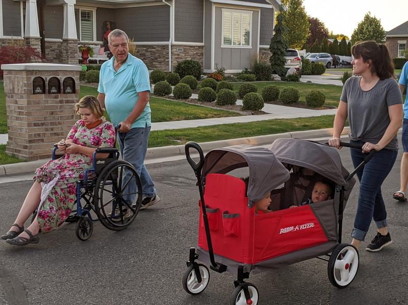 radio flyer convertible stroller wagon with canopy