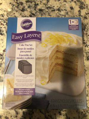 6 Round Easy Layers Cake Pan Set - OliveNation