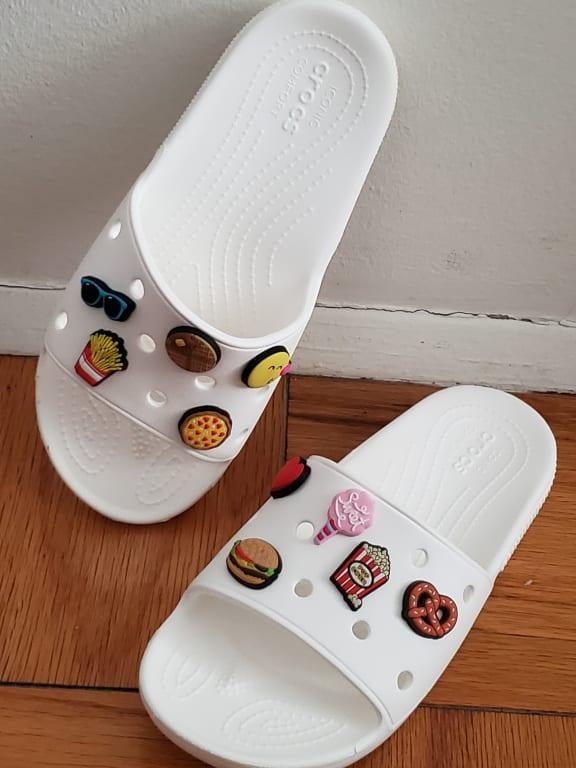 Crocs Slides With Jibbitz Crocs Unisex Realtree Aspect Slide Sandals