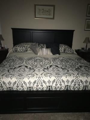 Bedford Black King Bed Walmart Com Walmart Com