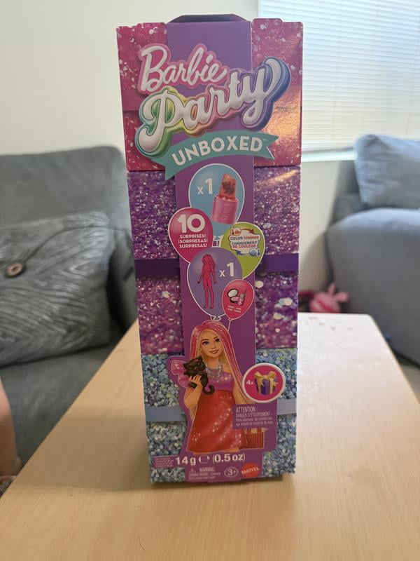 Barbie Party Unboxed Glam Party Series - Red Original Doll - View #9