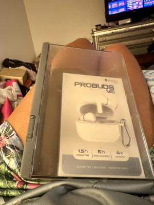Tzumi Probuds V2 Bianchi - Auricolari Bluetooth Con Accoppiamento Automatico E Microfono