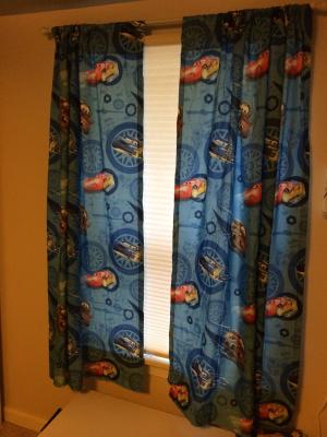 Disney Cars Boys Bedroom Curtains Tie Backs 2 Count Walmart Com