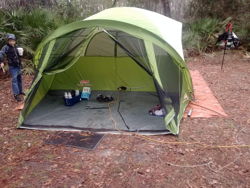 Coleman Evanston 6 Person Dome Tent With Screen Room