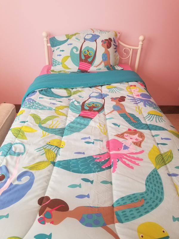 New Heritage Kids Mermaid Girls Colorful Sleeping Slumber Bedding Bag 26” X 58” 