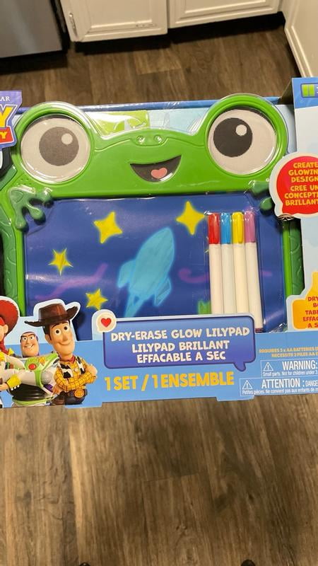 Disney and Pixar Toy Story 5 Glow Lilypad Dry Erase Drawing Board