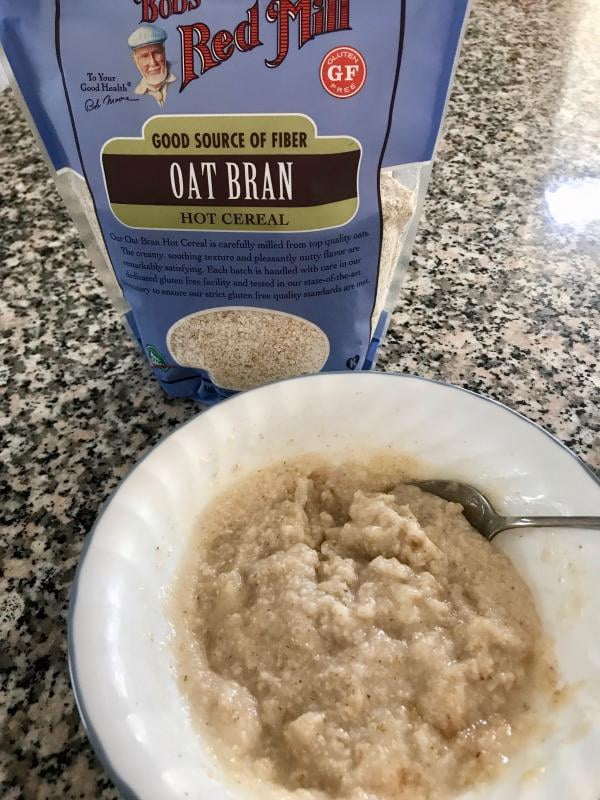 Bob's Red Mill Gluten Free Oat Bran Hot Cereal – 16 Oz Package, Healthy Breakfast
