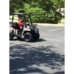 Realtree 24 Volt UTV ride on by Dynacraft with custom Realtree graphics and working Headlights