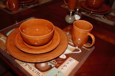 Rachael Ray クチーナ食器 16-piece Dinnerware Set ブルー FBA_WIR-293並行輸入品 16 Piece Dinnerware Set: Cucina Dinnerware | Rachael Ray