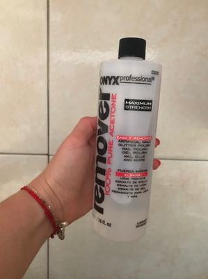 Onyx Professional Nail Polish Remover 100 Pure Acetone Walmart Com Walmart Com