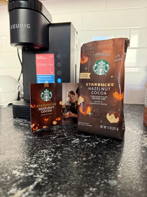 Starbucks Hazelnut Cocoa Medium Roast K-Cup Pods, 10 ct, Soy-Free