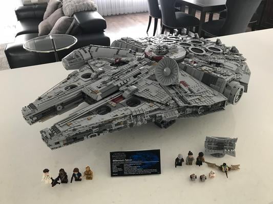 lego star wars millennium falcon walmart