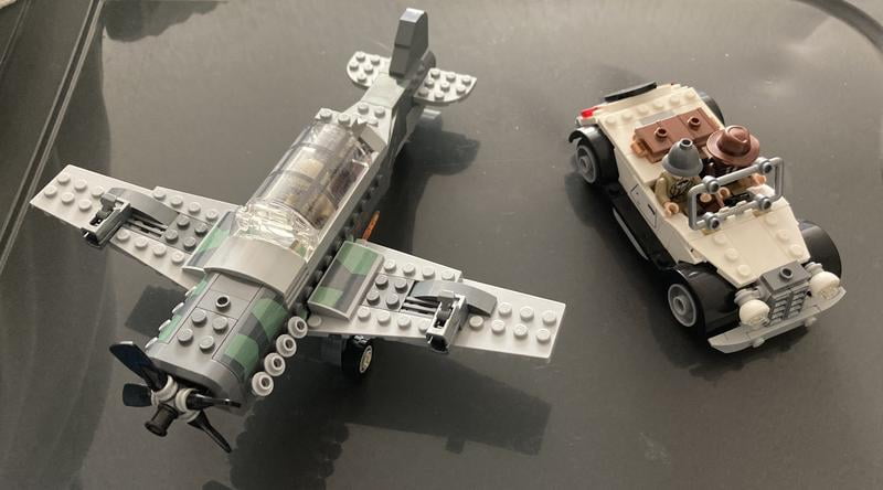 ミルク 777 LEGO INDIANA JONES 77012 Fighter Chase Assembling Toy