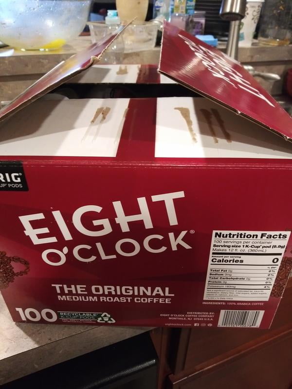 Eight O'Clock Medium Roast K-Cup Coffee Pods, 100 Ct, Sweet & Fruity Notes,  100% Arabica Beans - Walmart.com