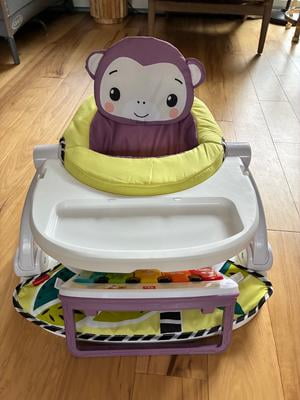 Fisher-Price Kick & Play Deluxe Sit-Me-Up Seat, Purple Monkey Baby